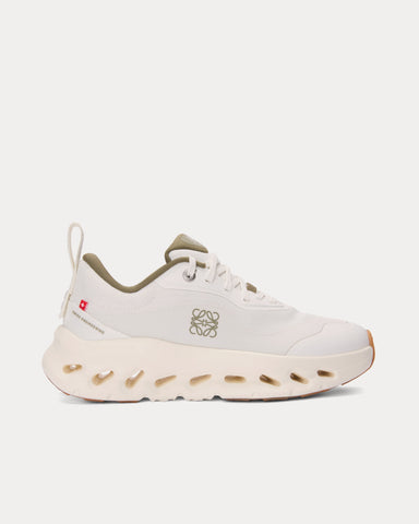 On Running x Loewe Cloudtilt 2.0 White / Khaki Green Running Shoes