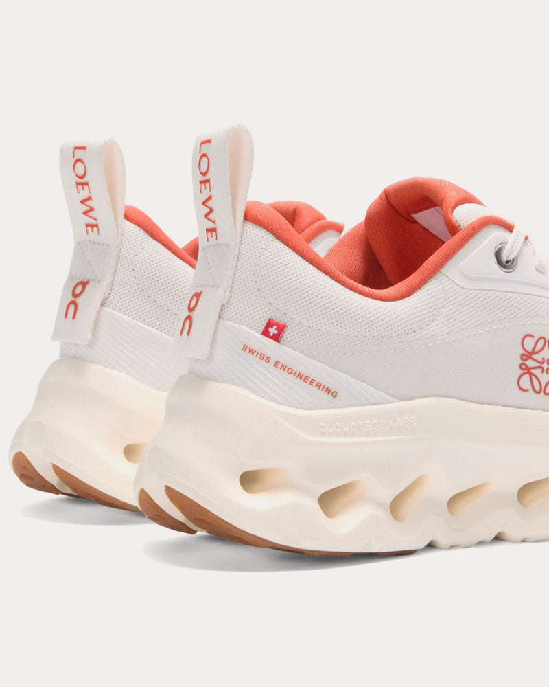 On Running x Loewe Cloudtilt 2.0 White / Orange Running Shoes - 3