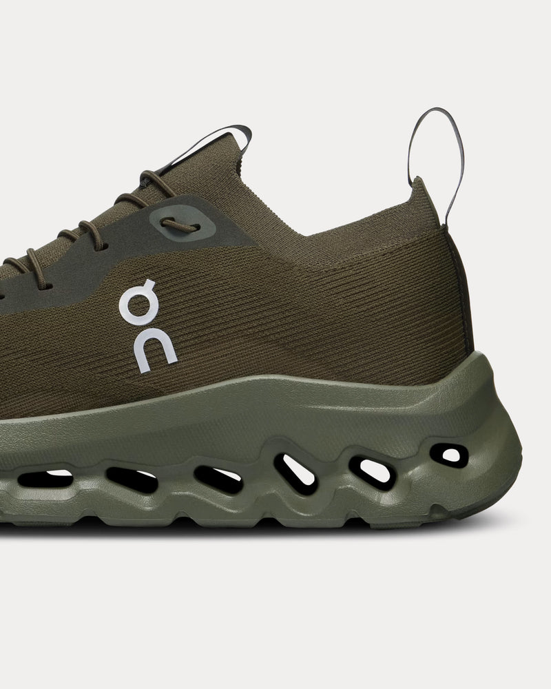 On Running x Loewe Cloudtilt Khaki Green Running Shoes - 5