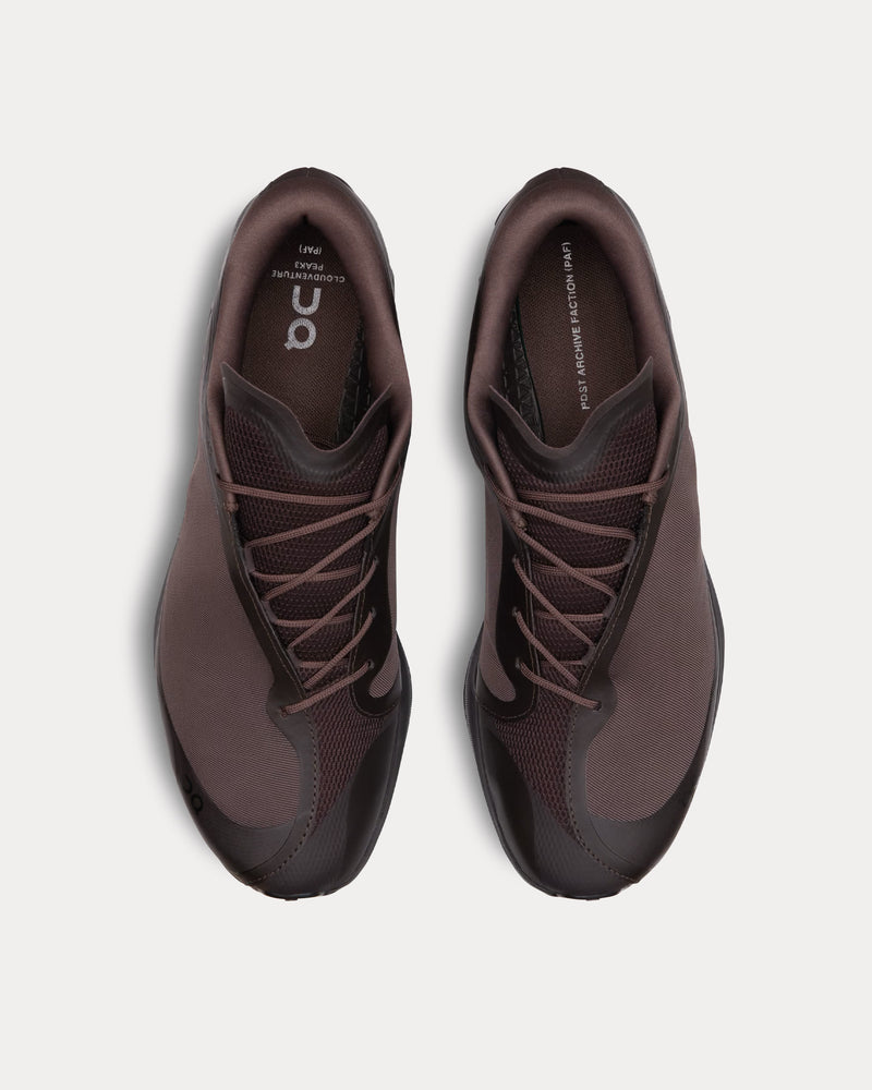 On Running x Post Archive Faction Cloudventure Peak Cacao / Espresso Running Shoes - 2