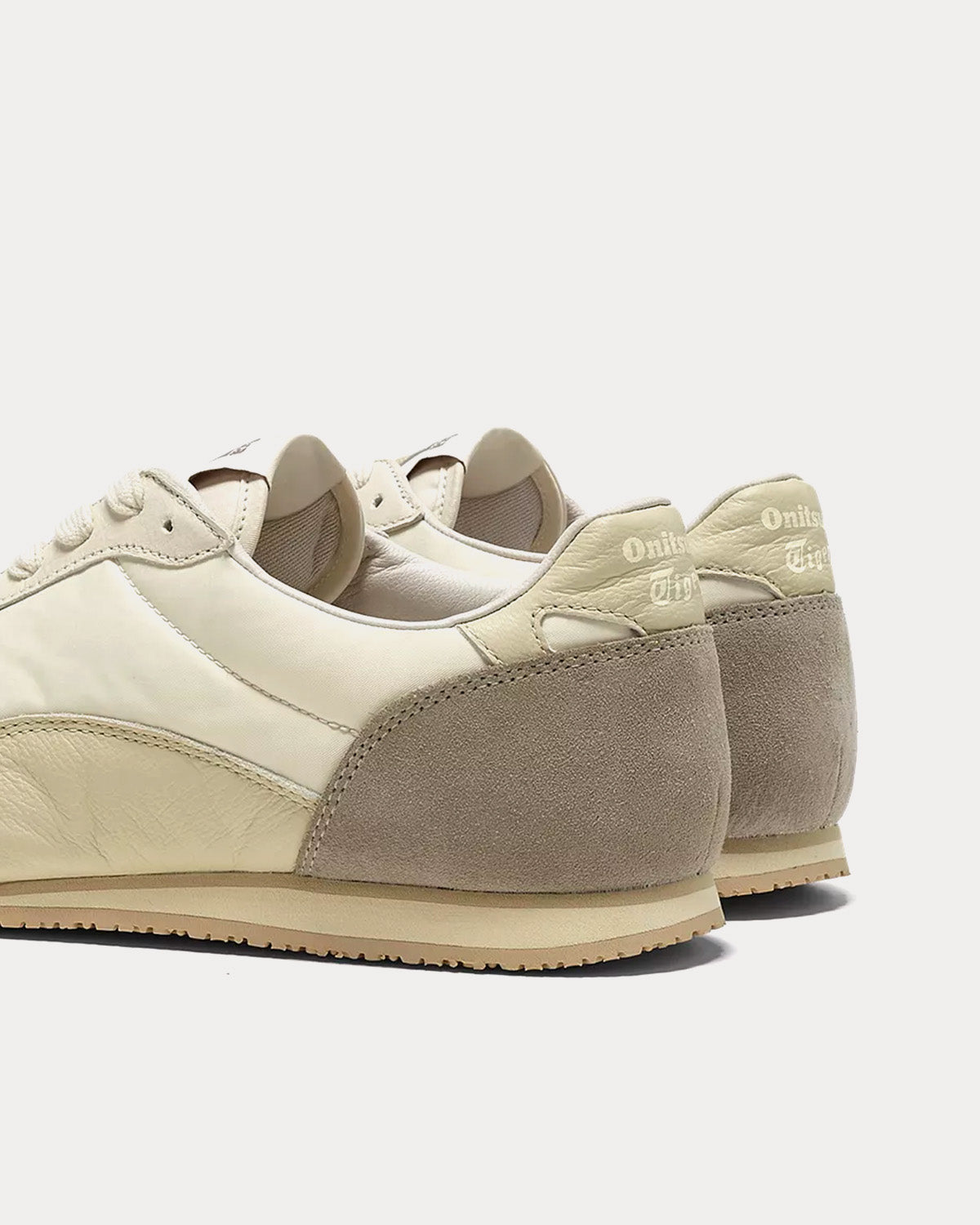 Onitsuka Tiger Serrano CL Cream / Putty Low Top Sneakers - Sneak 