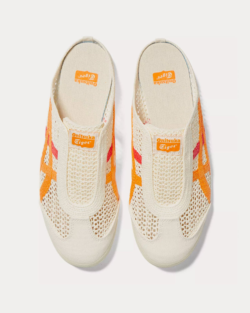 Onitsuka Tiger Mexico 66 Sabot Cream / Amber Slip Ons - 2