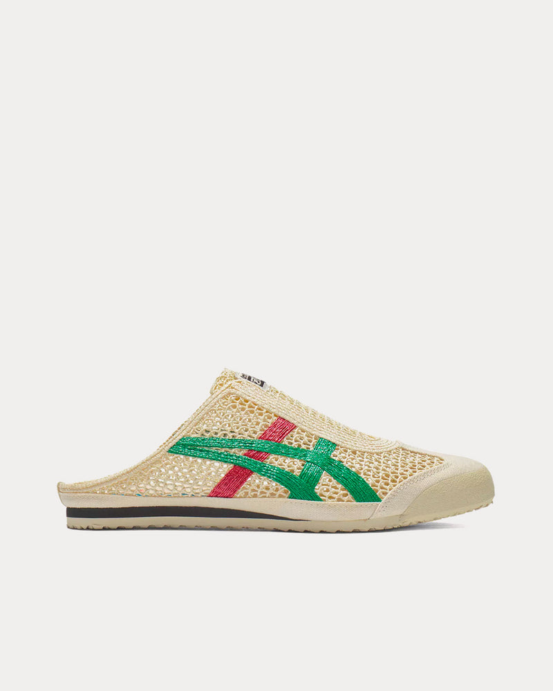 Onitsuka Tiger Mexico 66 Sabot Cream / Kale Slip Ons - 1