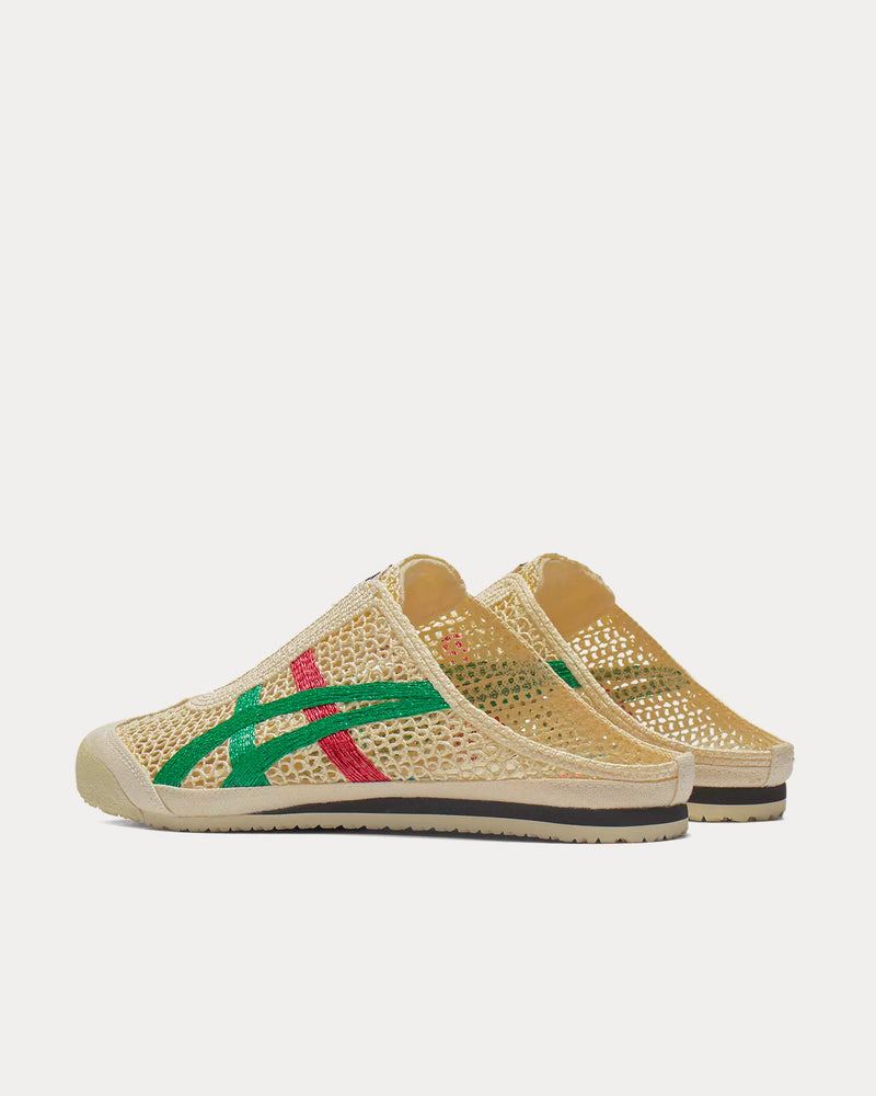 Onitsuka Tiger Mexico 66 Sabot Cream / Kale Slip Ons - 3