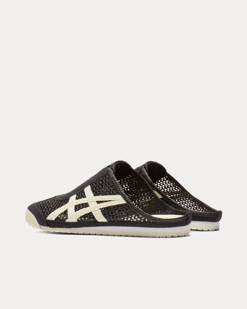 Onitsuka Tiger Mexico 66 Sabot Black / Cream Slip Ons - 3