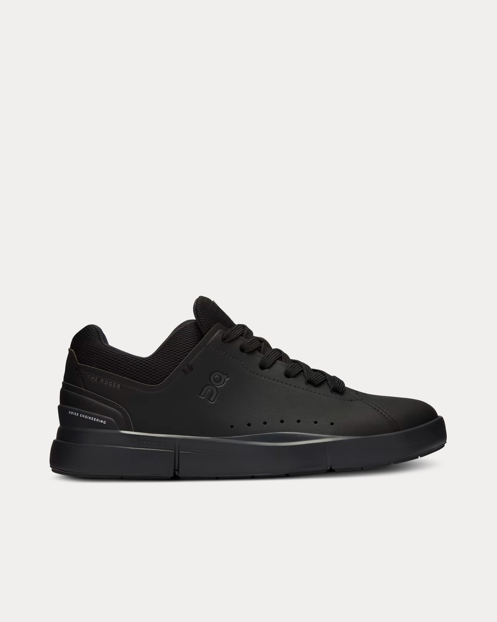 On Running The Roger Advantage All Black Low Top Sneakers - 1