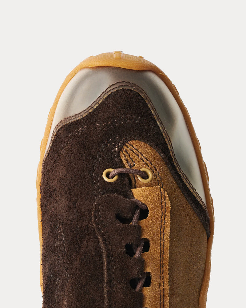 Our Legacy Gabe Suede Autumn Oak Low Top Sneakers - 2