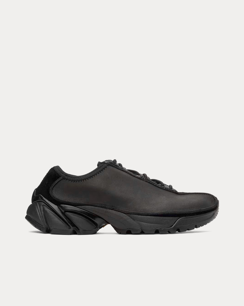 Our Legacy Klove Leather Black Low Top Sneakers - 1