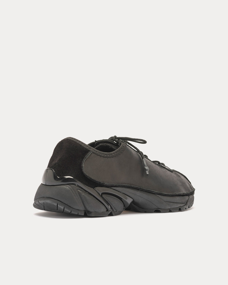 Our Legacy Klove Leather Black Low Top Sneakers - 3