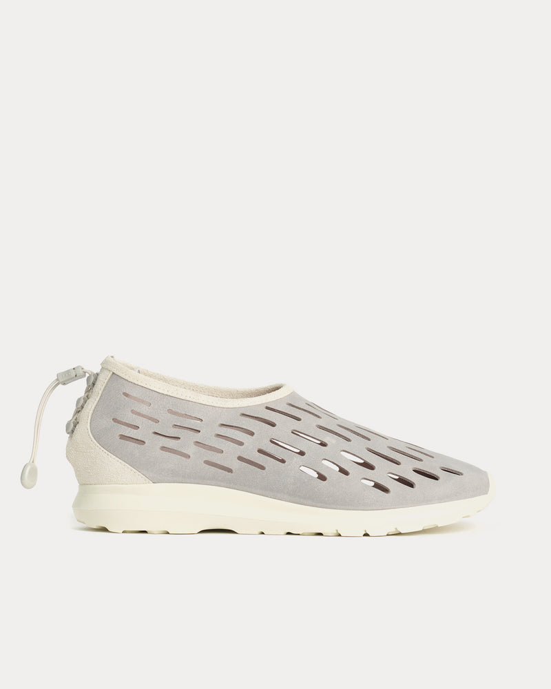 Our Legacy Strainer Leather Concrete Slip On Sneakers - 1