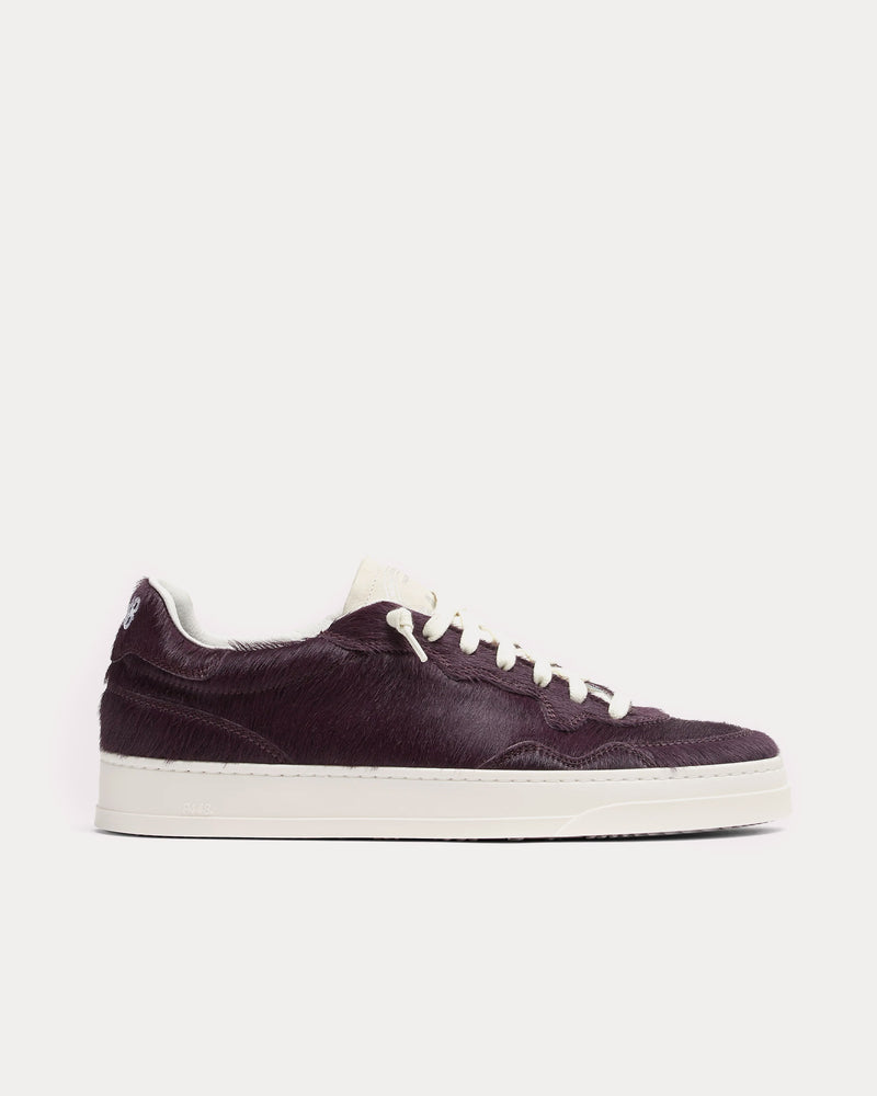 P448 Bali Currant Burgundy Low Top Sneakers - 1