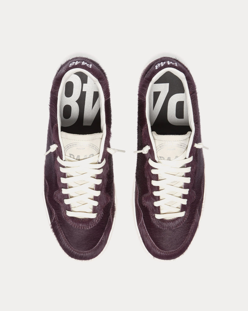 P448 Bali Currant Burgundy Low Top Sneakers - 2