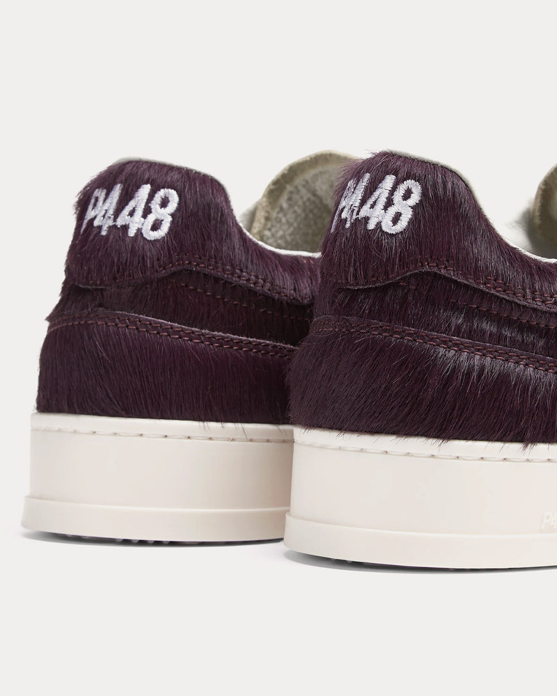 P448 Bali Currant Burgundy Low Top Sneakers - 3