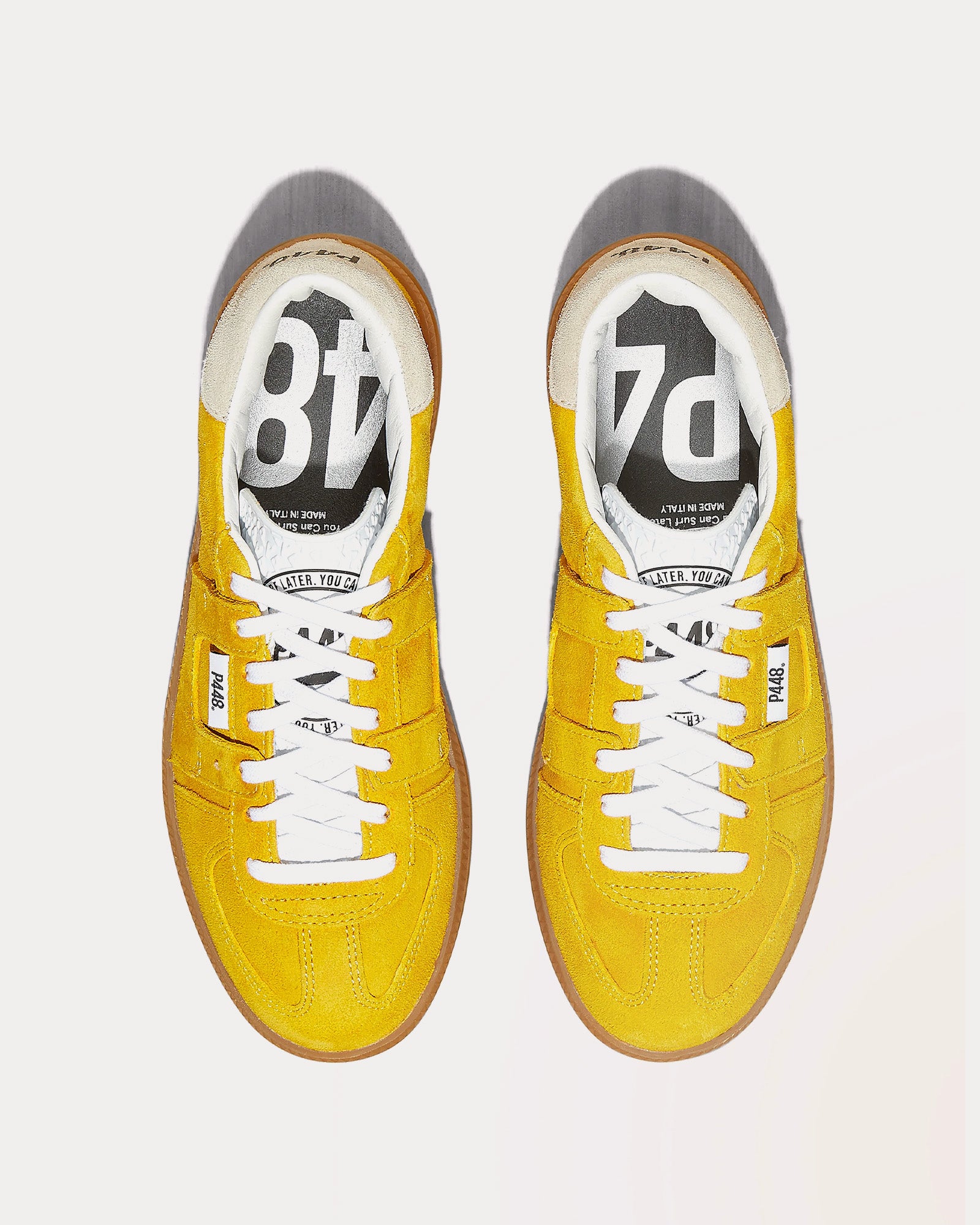 P448 Monza Trend Yellow Low Top Sneakers - 2