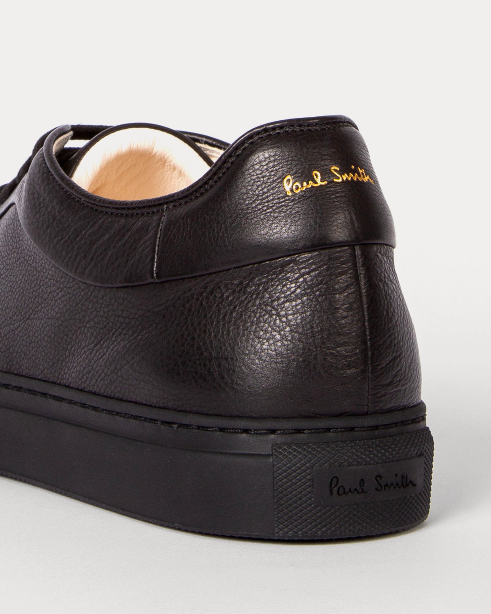 Paul Smith Basso Eco Leather Black Low Top Sneakers Sneak in Peace