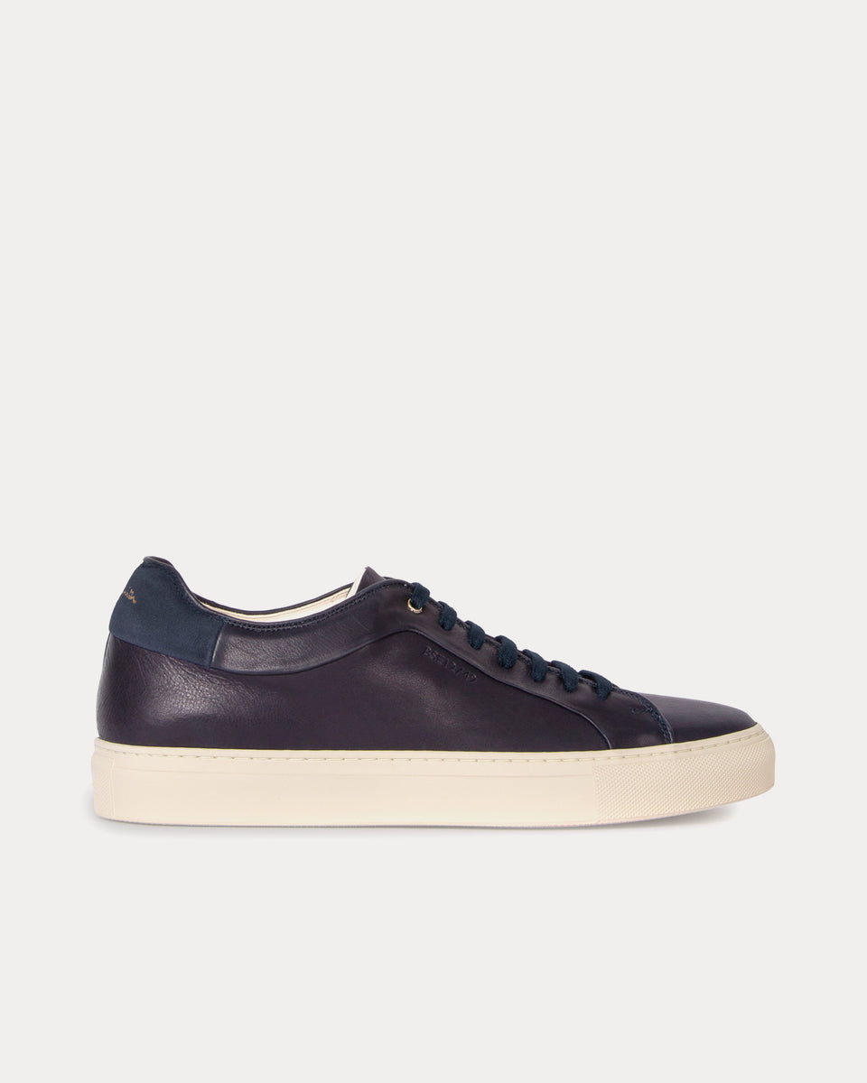 Paul Smith Basso Eco Leather Navy Low Top Sneakers - Sneak in Peace