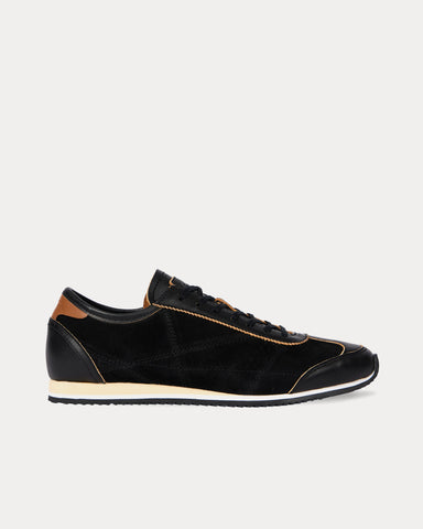 Paul Smith Maltese Nubuck Black Low Top Sneakers