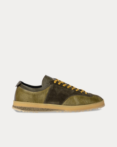 Paul Smith Zephyr Leather Khaki Low Top Sneakers