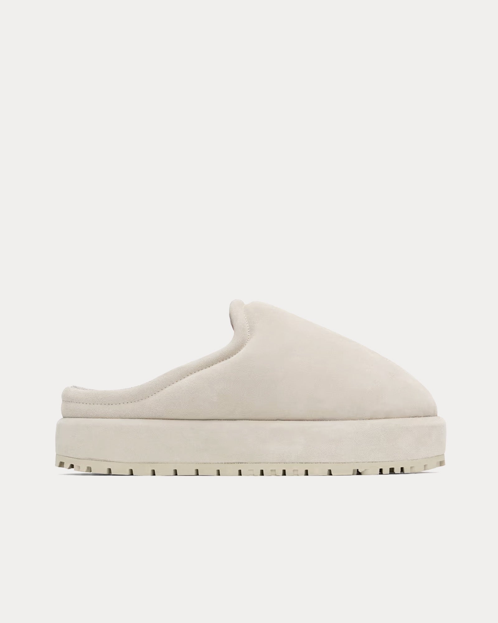 PDF Sole Mars Nabuk Off White Slippers - 1