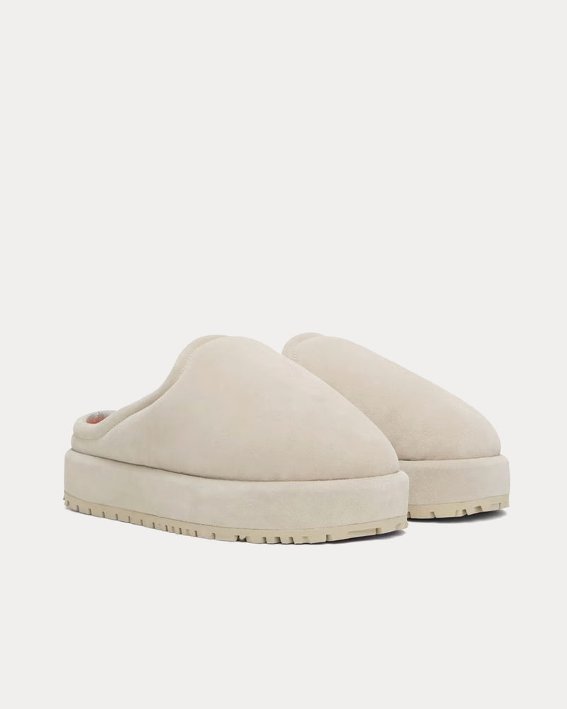 PDF Sole Mars Nabuk Off White Slippers - 2