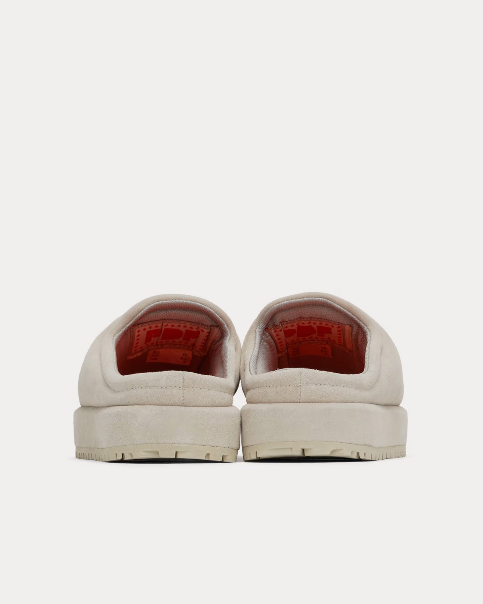 PDF Sole Mars Nabuk Off White Slippers - 3