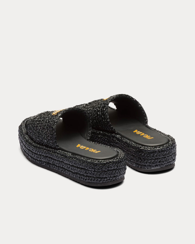 Prada espadrille online slides