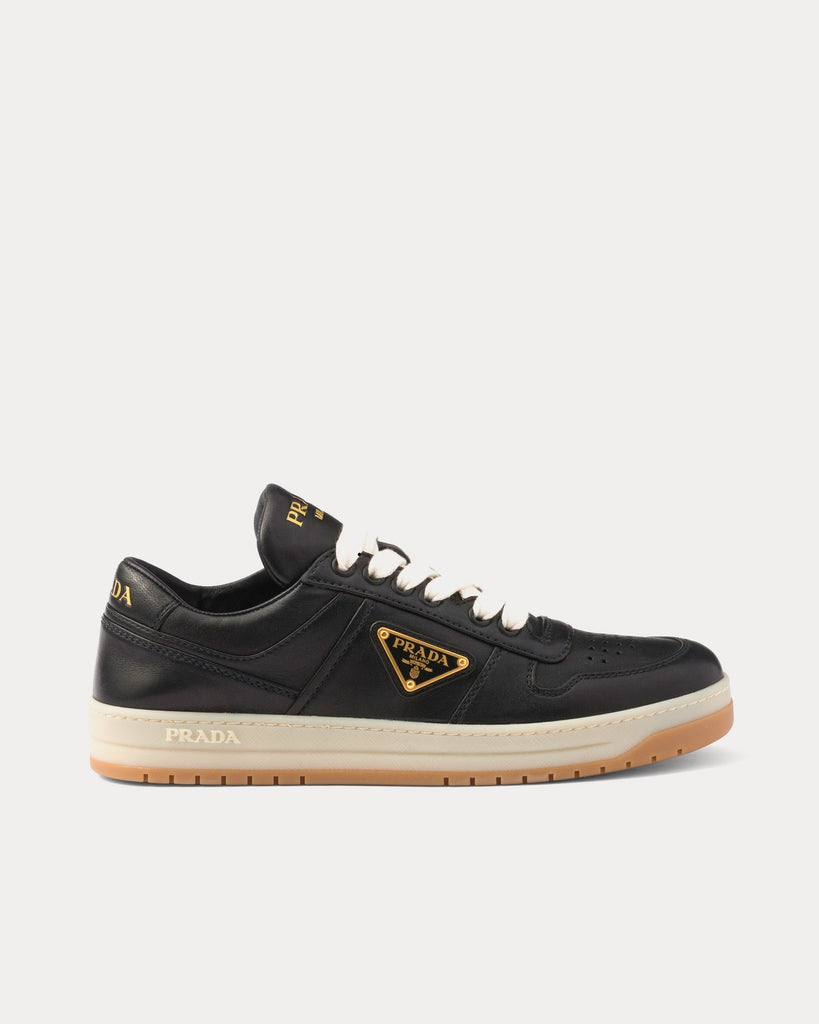 Prada Downtown Nappa Leather Black Low Top Sneakers - Sneak in Peace