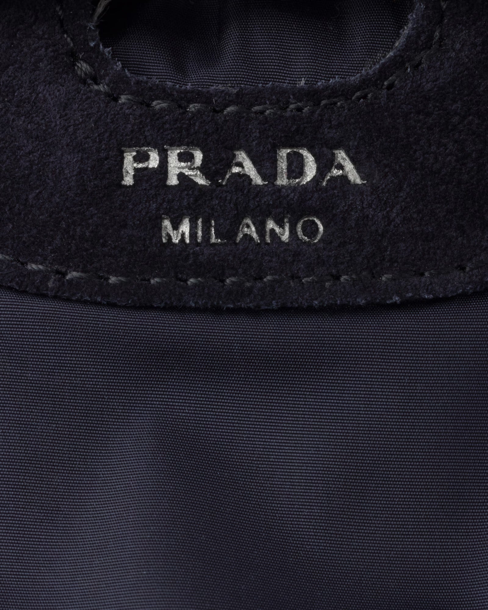 Prada Collapse Re-Nylon & Suede Navy Low Top Sneakers - 4