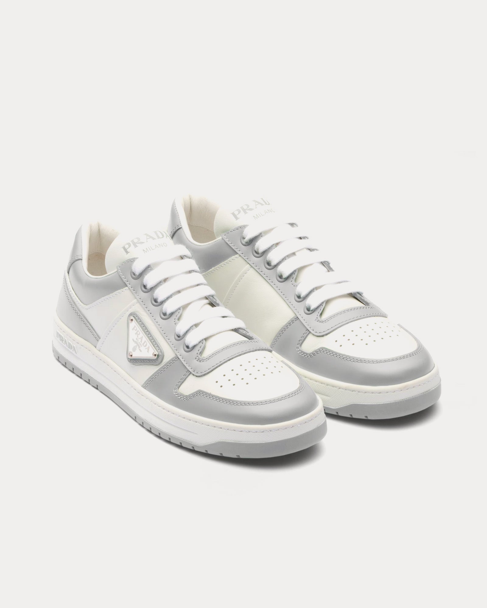 Prada white lows best sale