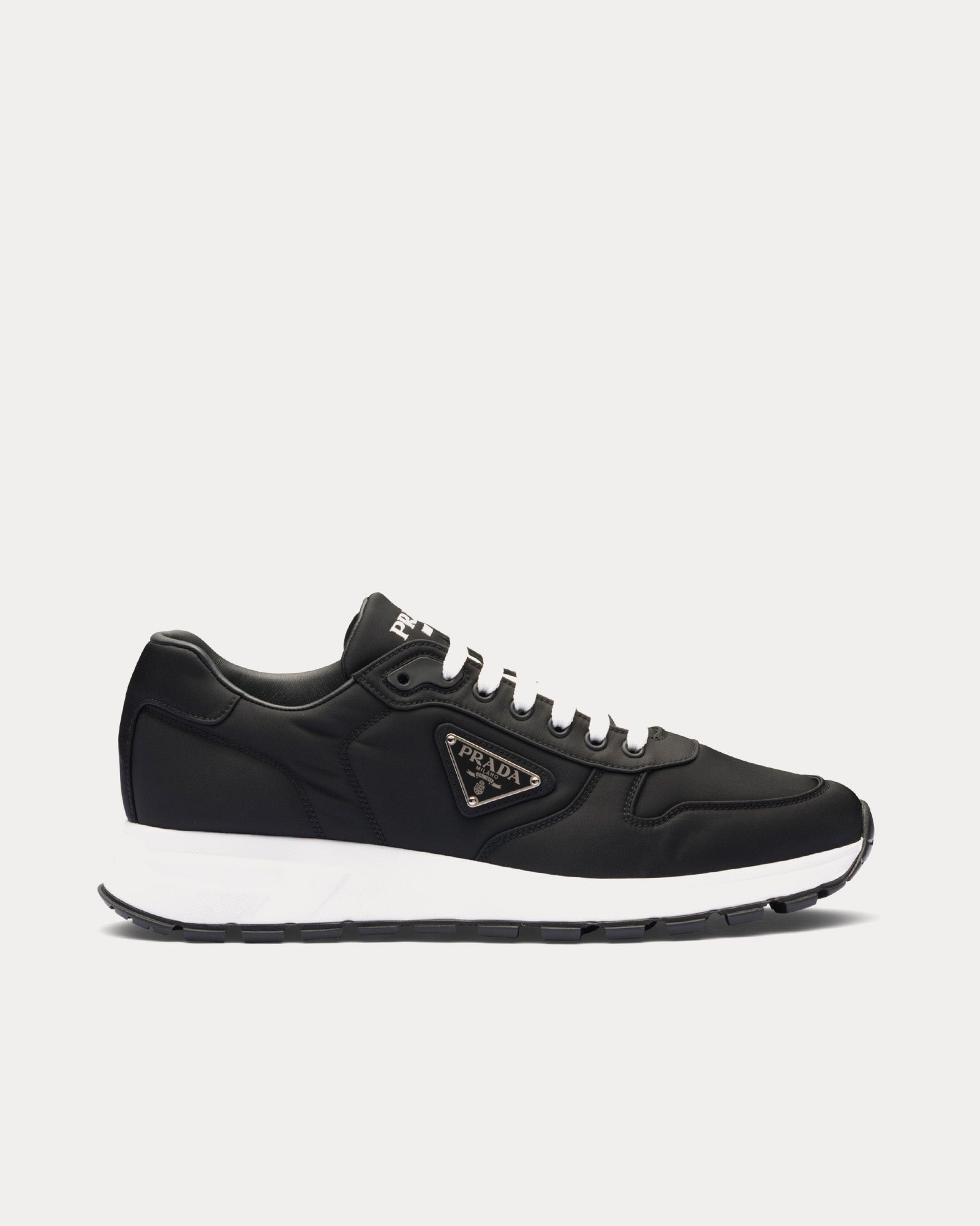 Prada Re-Nylon Black Low Top Sneakers - 1