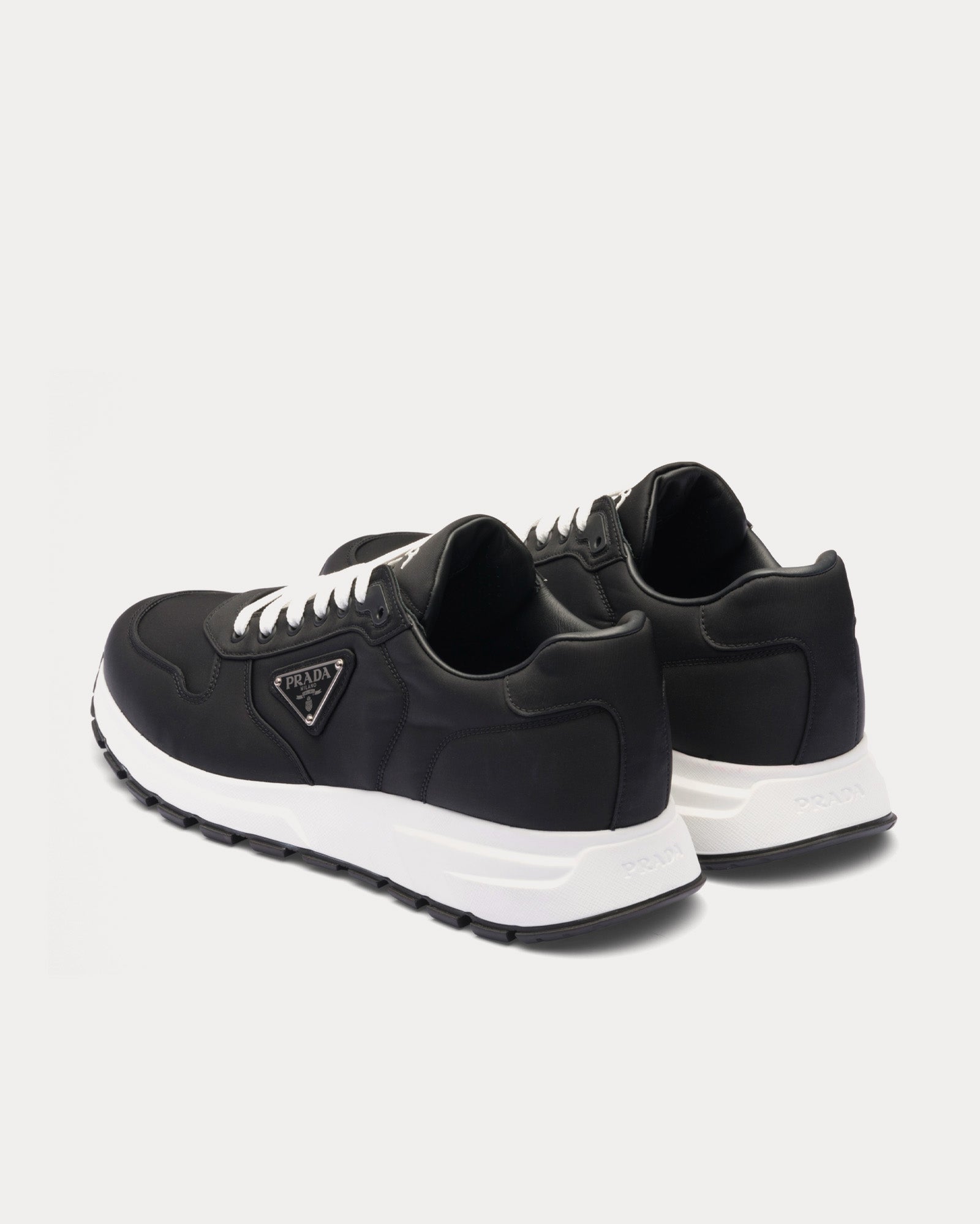 Prada Re-Nylon Black Low Top Sneakers - 3