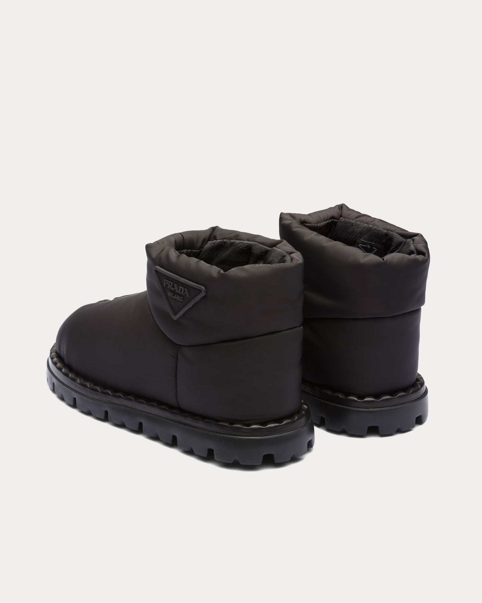 Prada Nylon Fabric Black Booties - 3