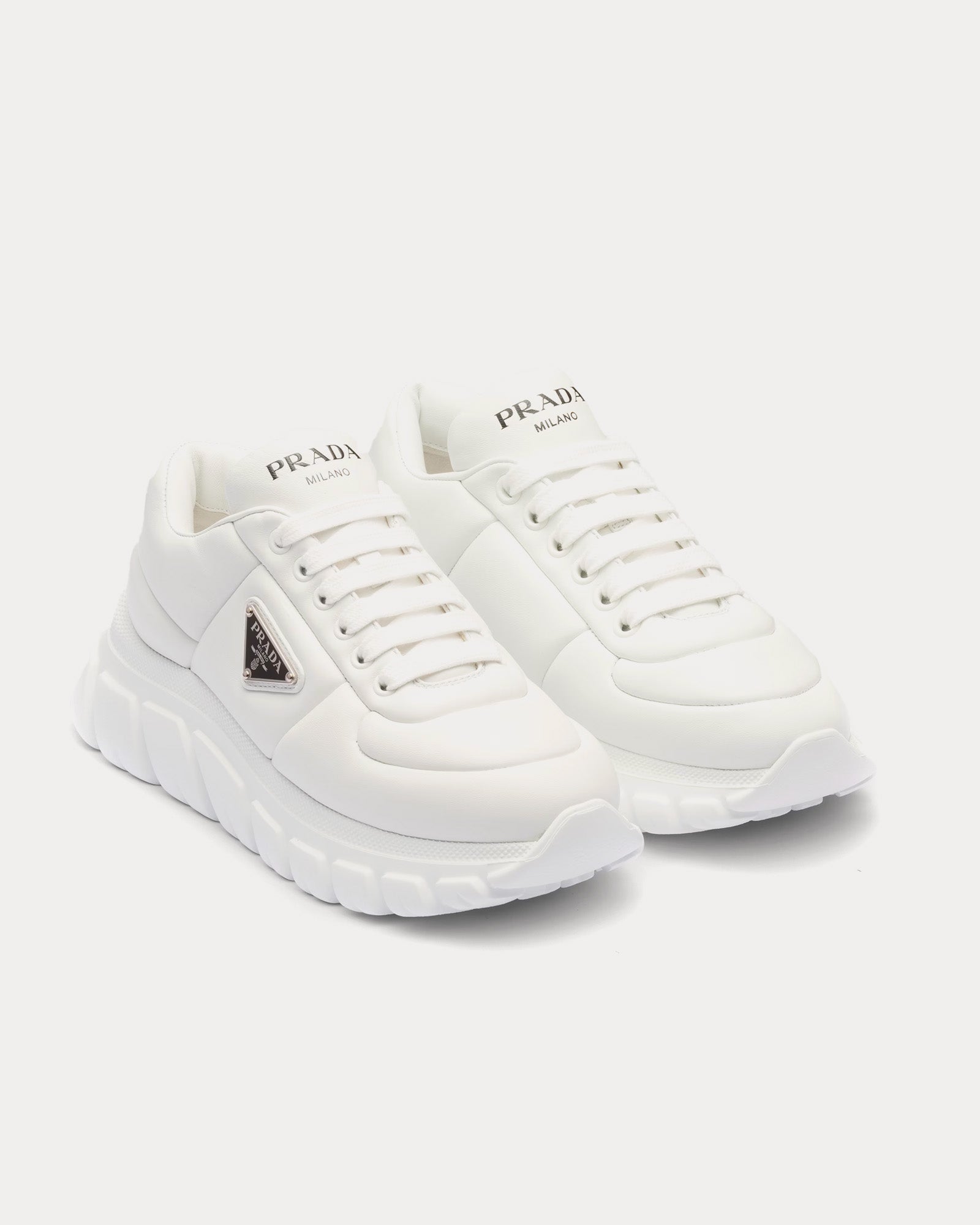 Prada sneakers women white hotsell