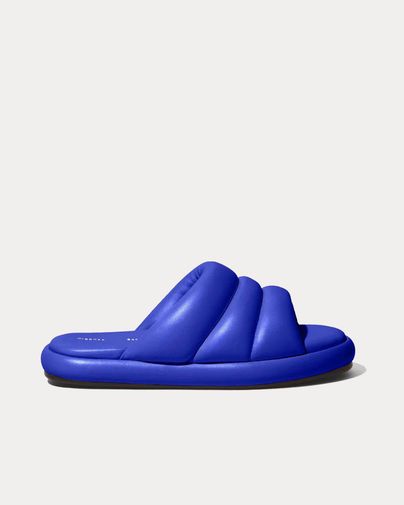 Proenza Schouler Arc Slides Bright Blue Slip Ons - 1