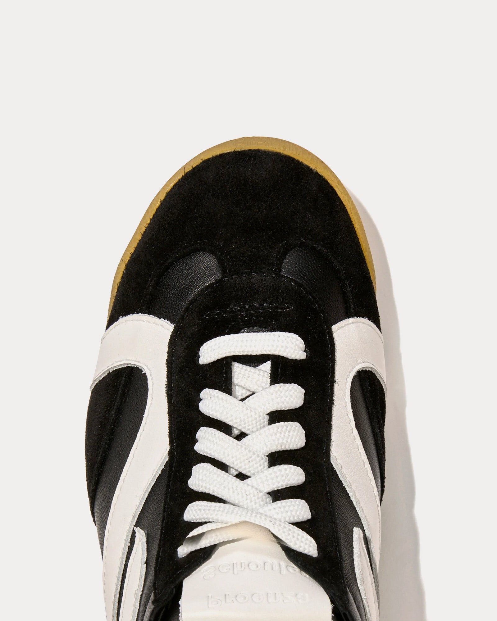 Proenza Schouler Track Leather Black / White Low Top Sneakers - 3