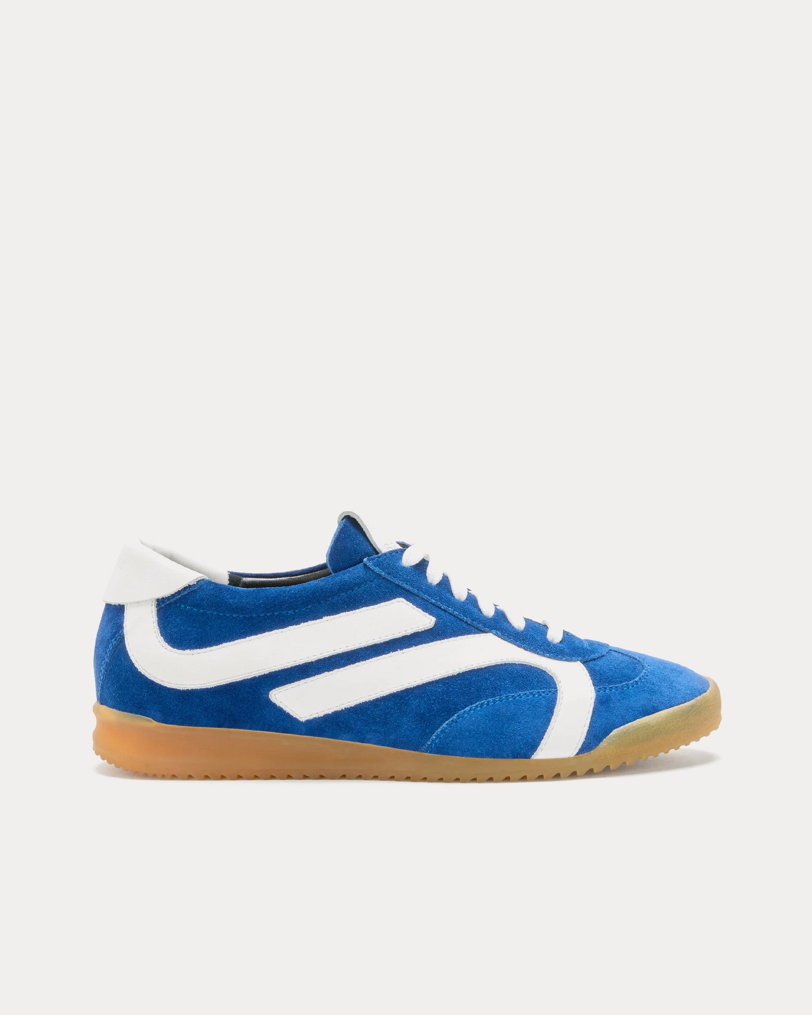 Proenza Schouler Track Suede Cobalt / White Low Top Sneakers - 1