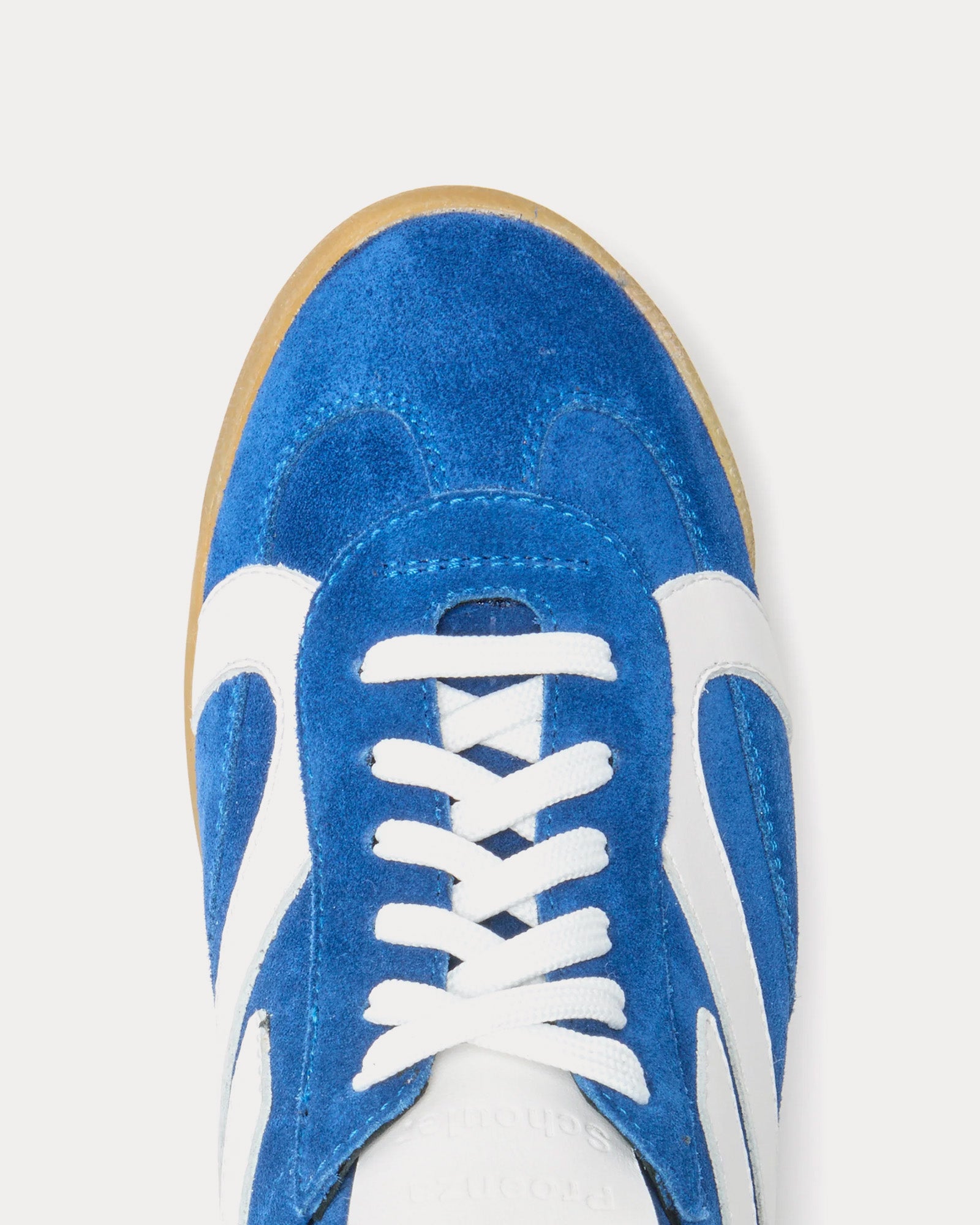 Proenza Schouler Track Suede Cobalt / White Low Top Sneakers - 5