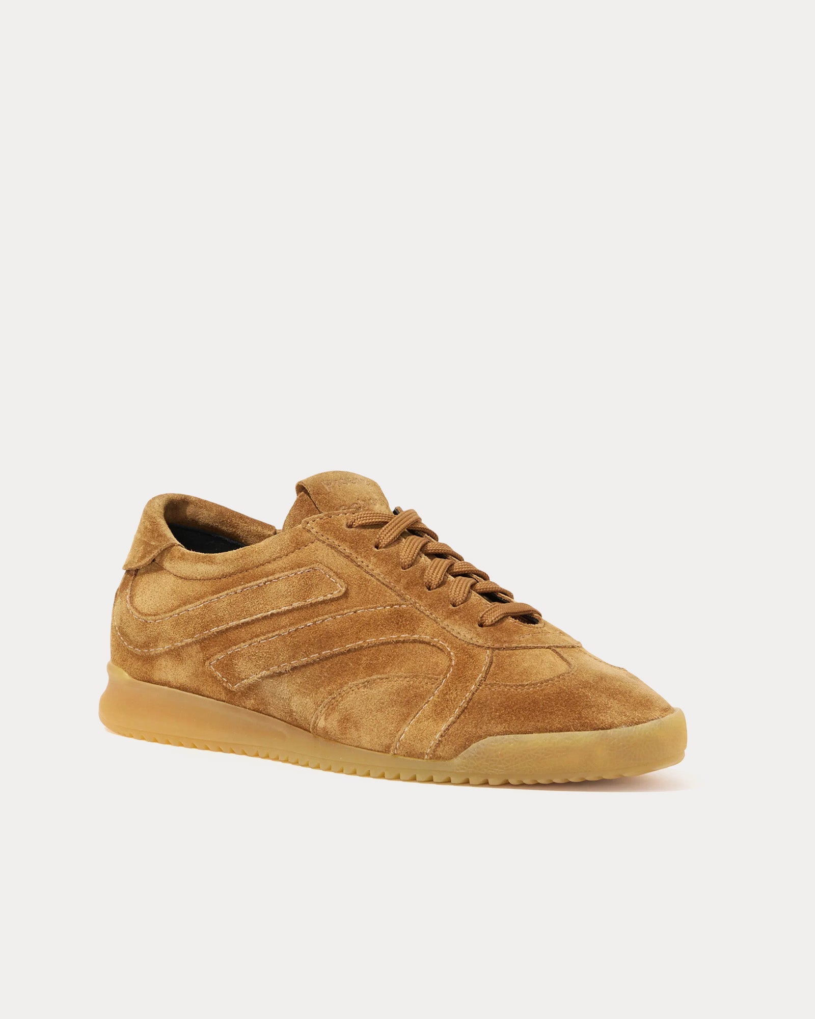 Proenza Schouler Track Suede Tobacco Low Top Sneakers - 3