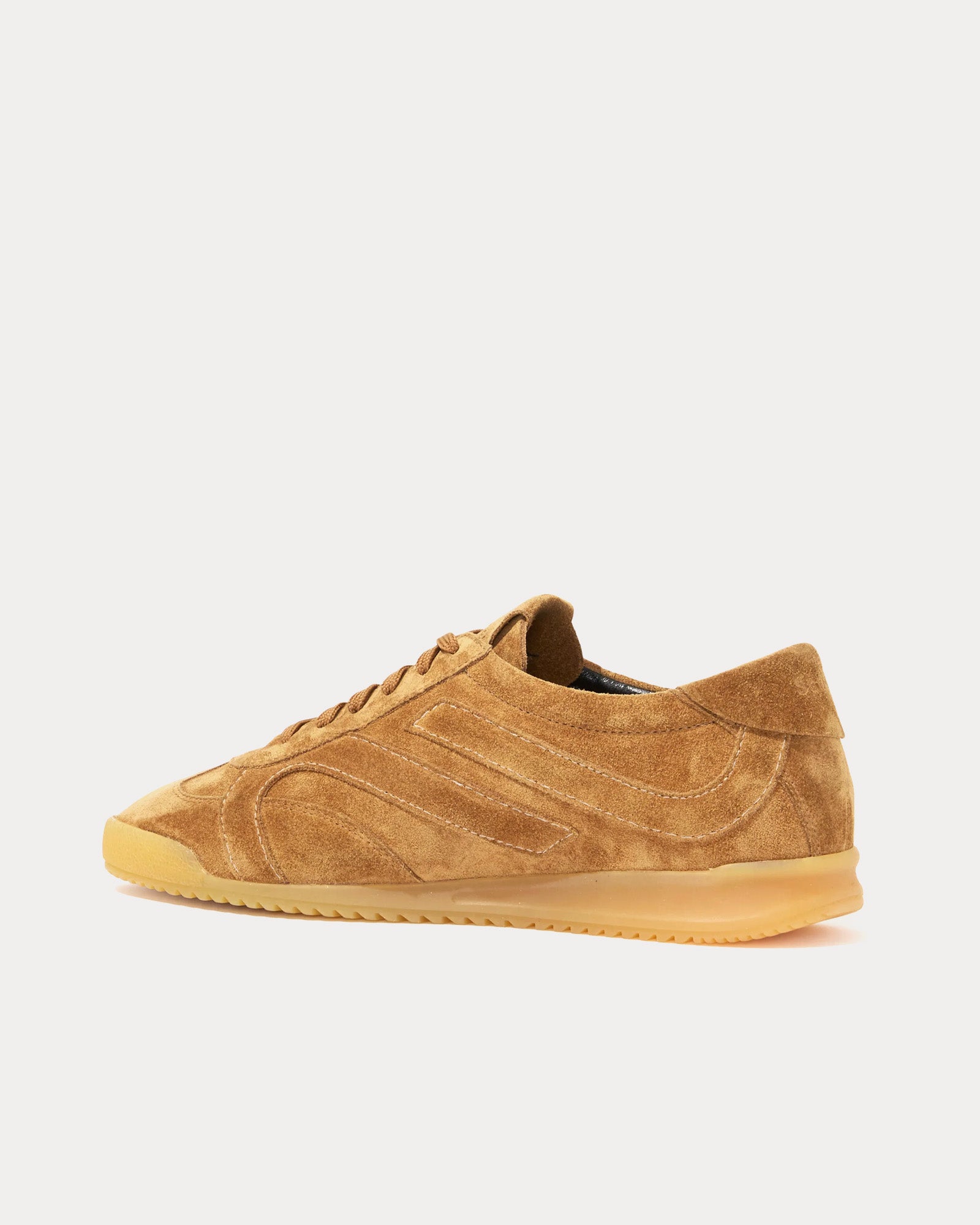 Proenza Schouler Track Suede Tobacco Low Top Sneakers - 4