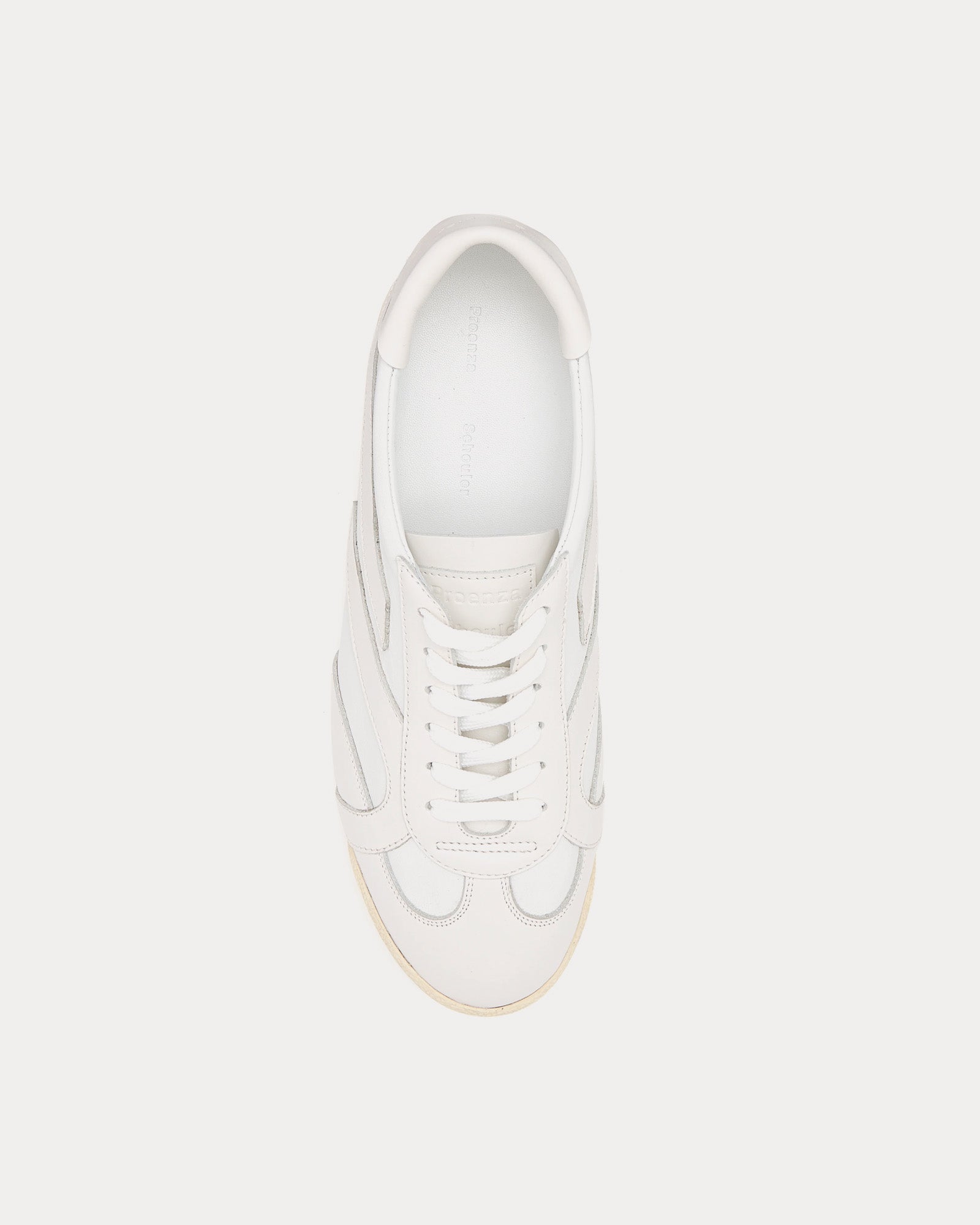 Proenza Schouler Track Leather White Low Top Sneakers - 2