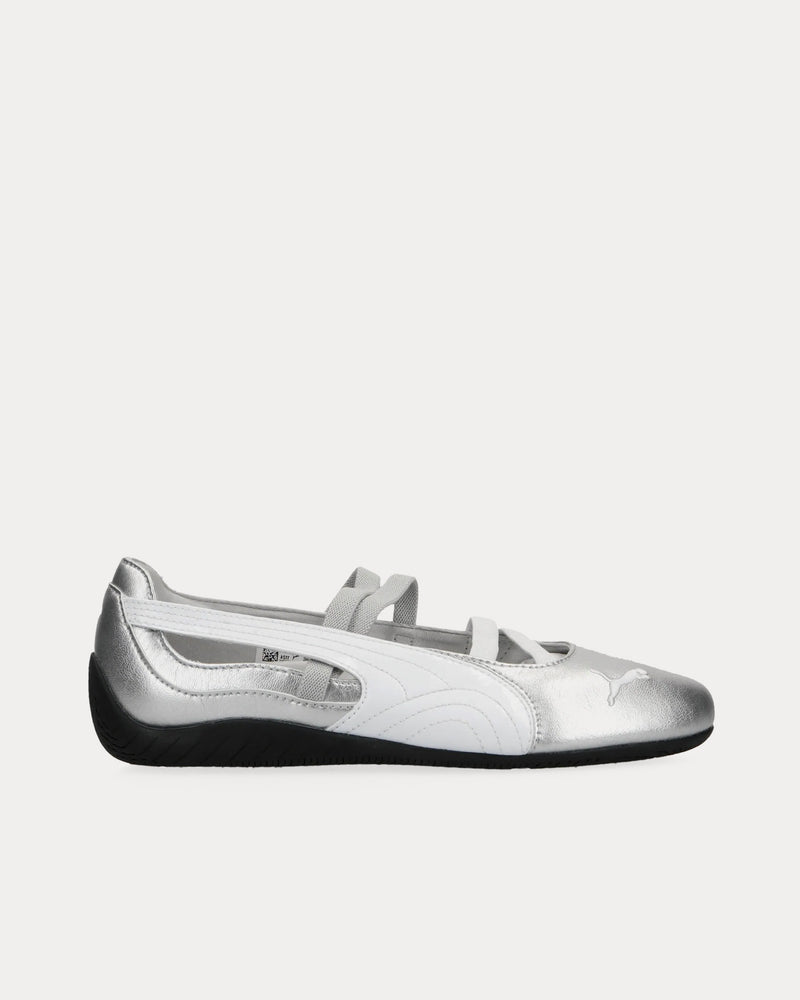 Puma Speedcat Ballet Metallic Silver / White Slip On Sneakers - 1