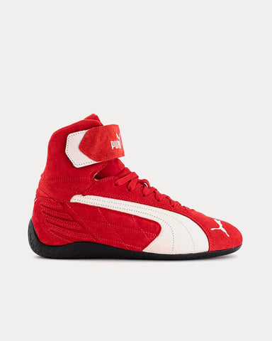 Puma Speedcat Mid For All Time Red / Warm White High Top Sneakers