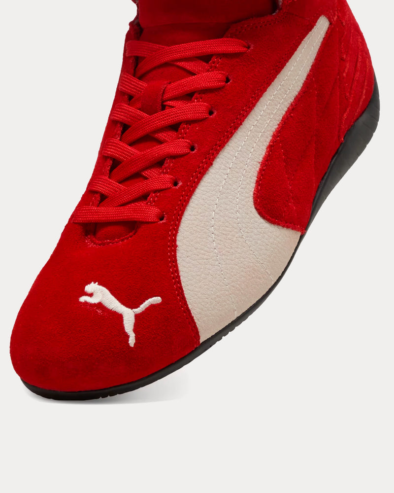 Puma Speedcat Mid For All Time Red / Warm White High Top Sneakers - 3