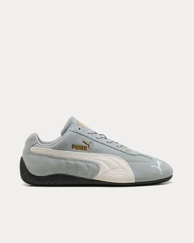 Puma Speedcat OG Cool Mid Gray / Puma White Low Top Sneakers