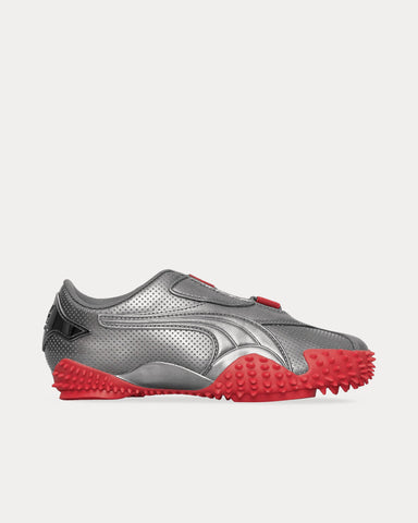 Puma x Ottolinger Mostro Aged Silver / Red Slip On Sneakers