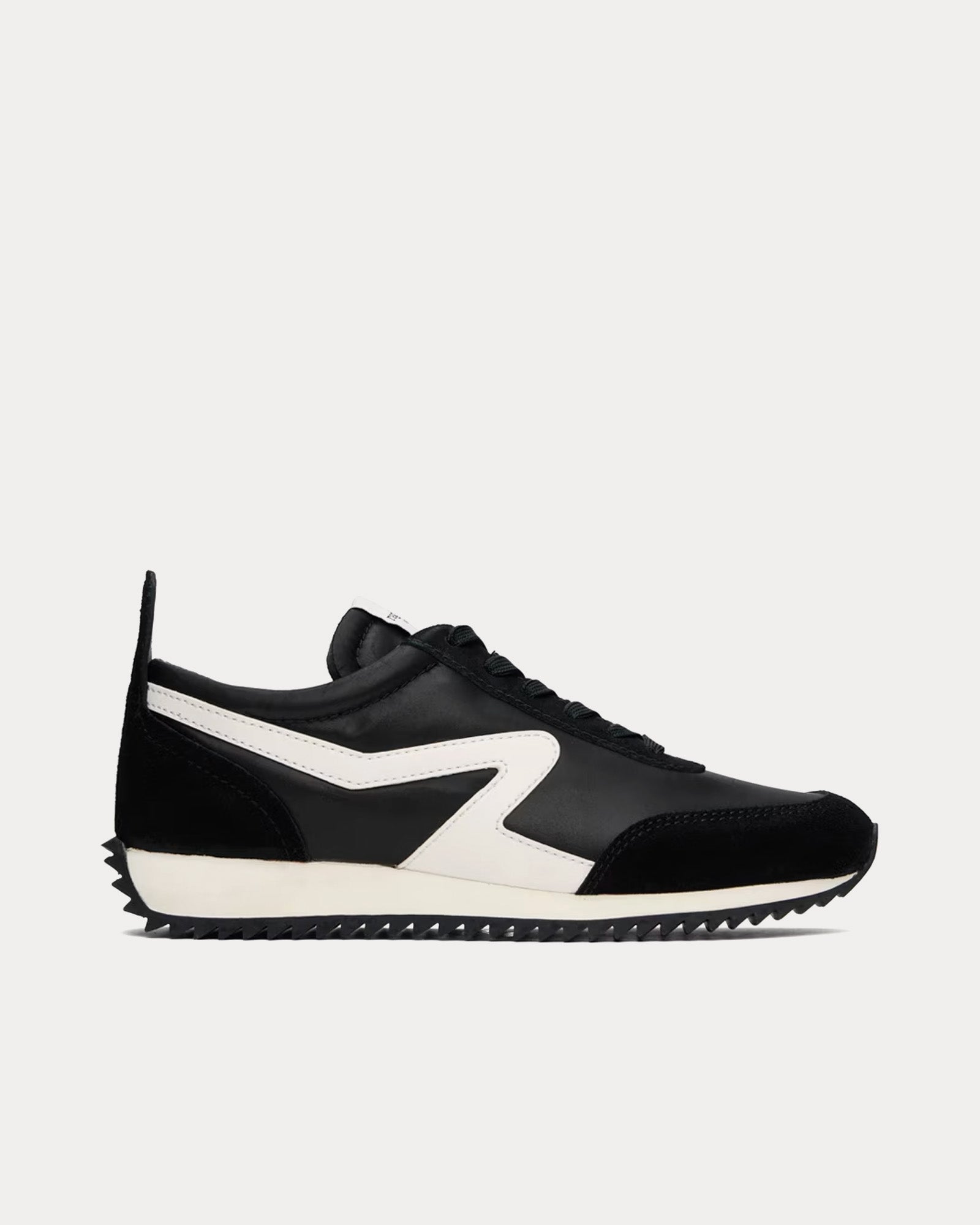 Rag & Bone Retro Runner Recycled Materials Black Low Top Sneakers - 1