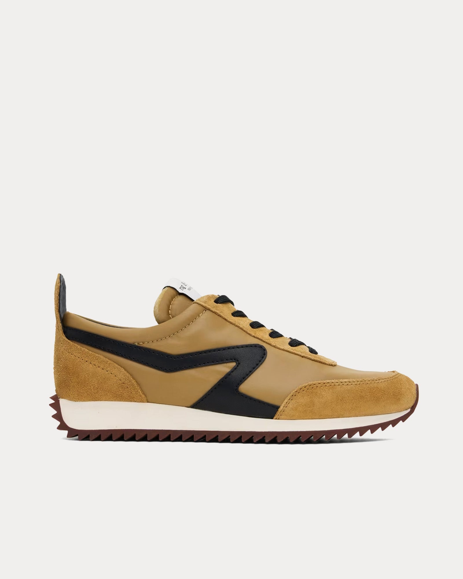 Rag & Bone Retro Runner Recycled Materials Mustard Low Top Sneakers - 1