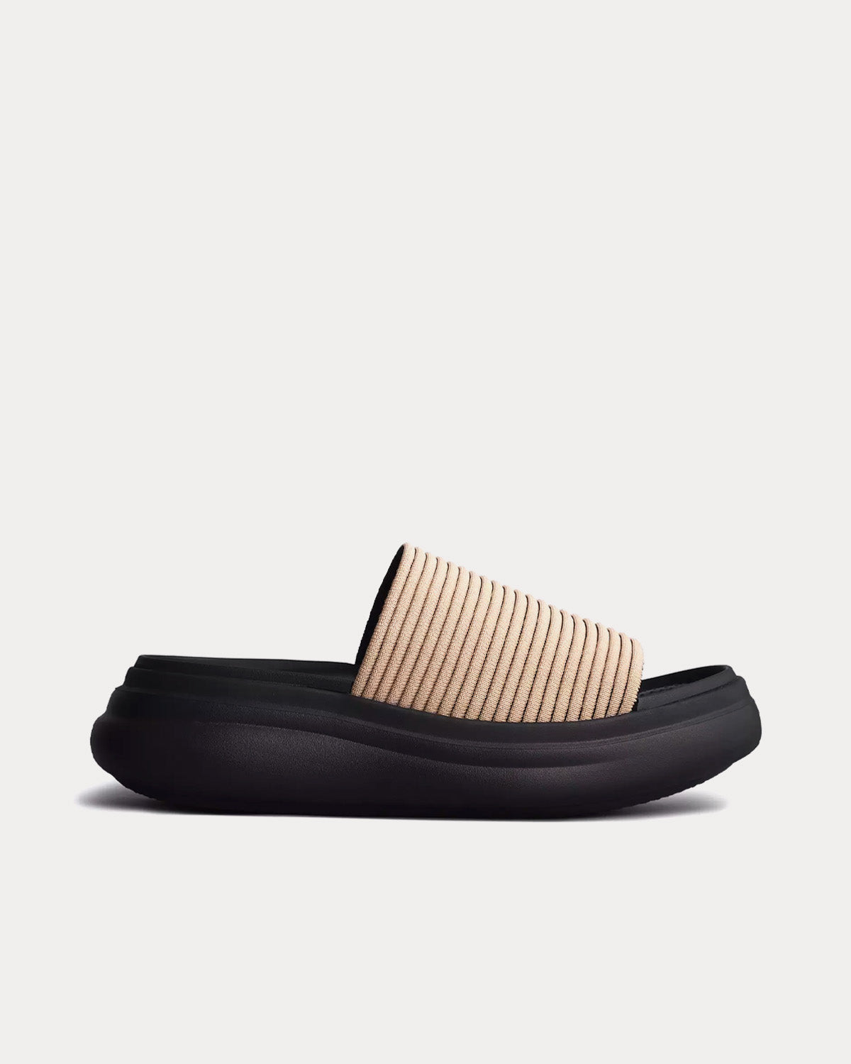 Rag & Bone Brixley Knit Cream / Black Sandals - 1