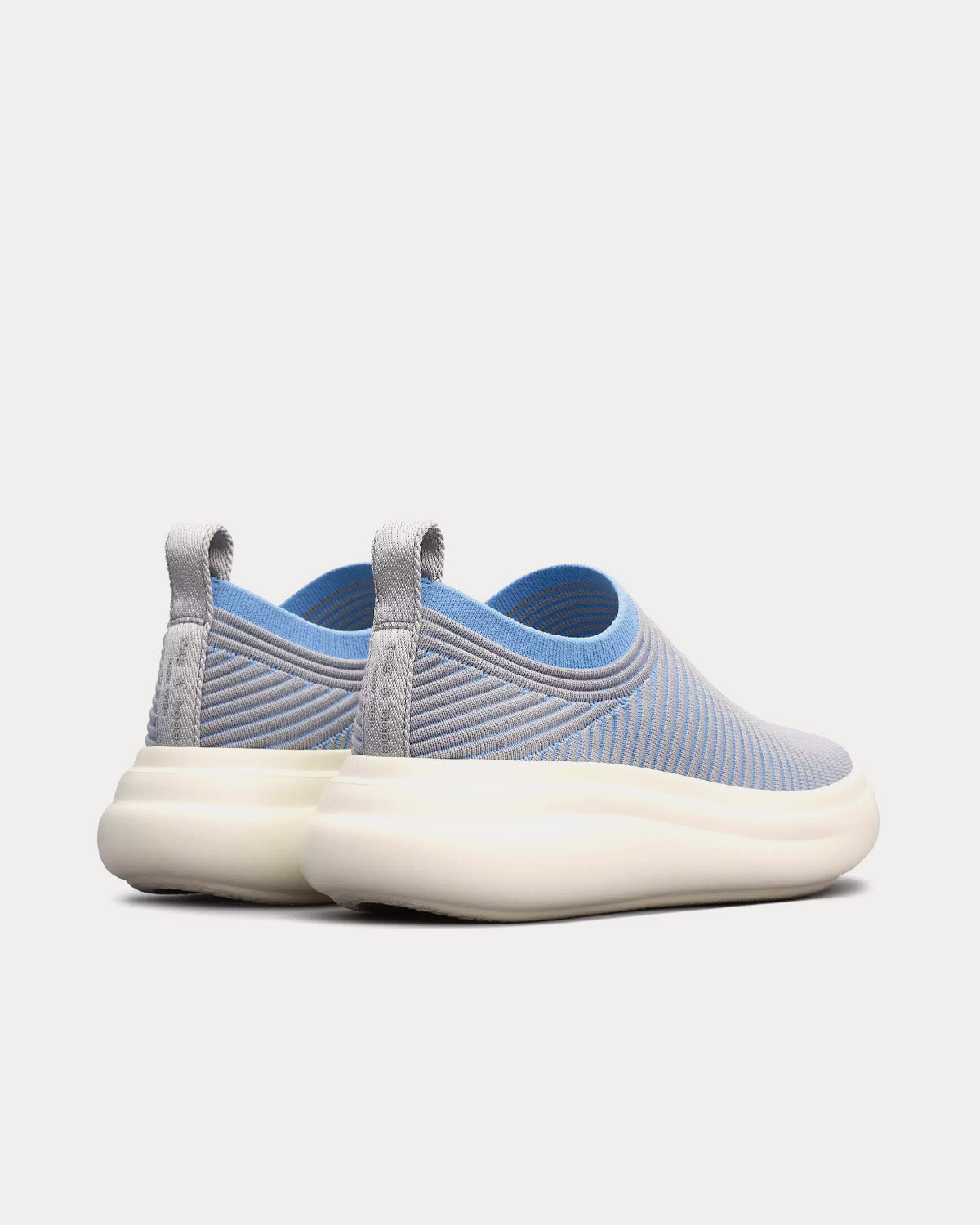 Rag & Bone Brixley Knit Grey / Blue Slip On Sneakers - 3