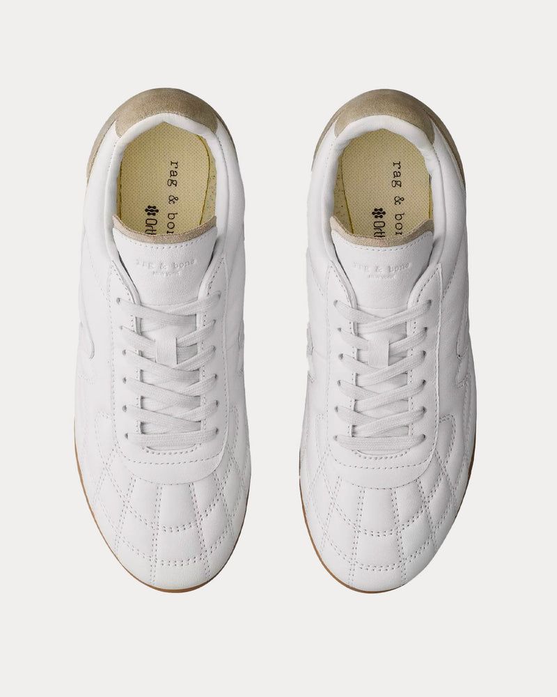 Rag & Bone Retro Legacy Leather White Low Top Sneakers - 2